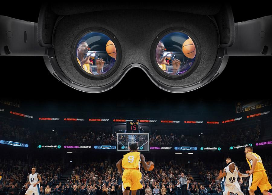 Samsung Galaxy XR Deep Immersion Basketball Game