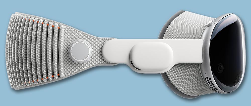 Lighter Apple Vision Pro Headset Side View