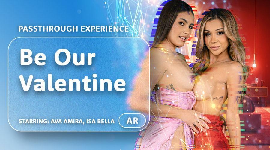 Ava Amira with Isa Bella in Be Our Valentine by AR Porn